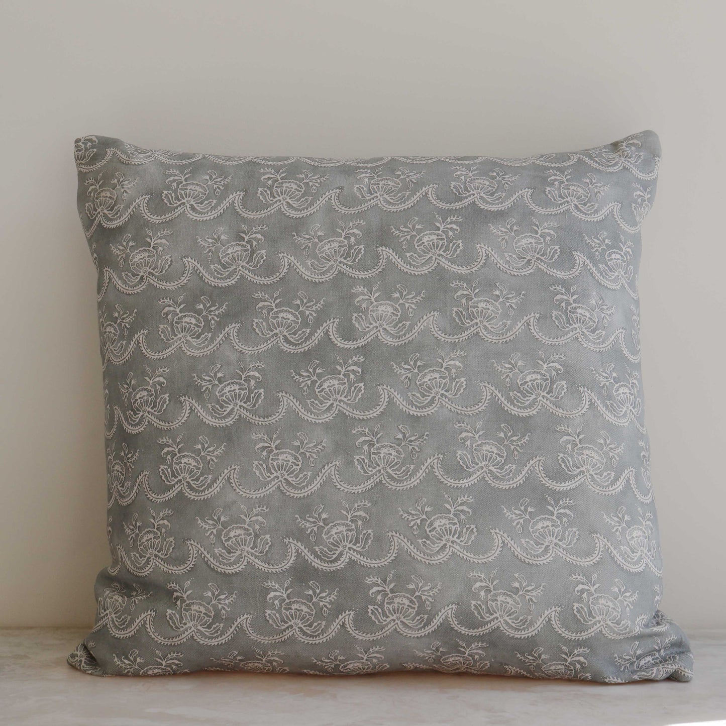 Floral Motif Pillow - 22"