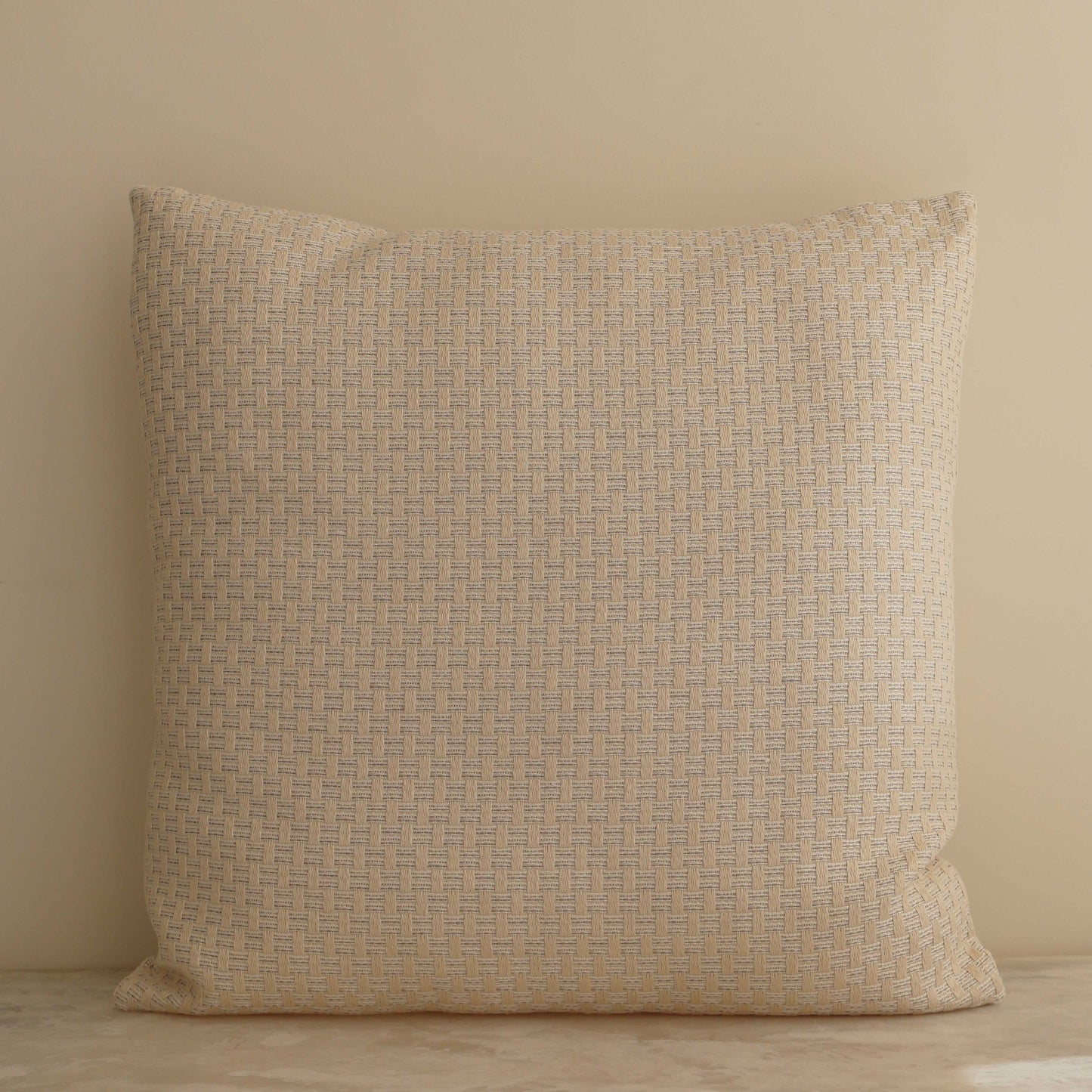 White Woven Outdoor Pillow - 24"