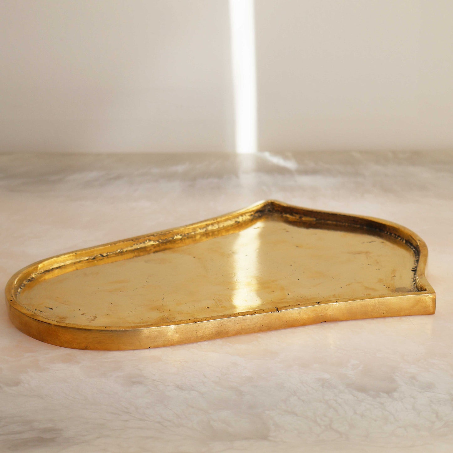 Umbria Tray in Brass