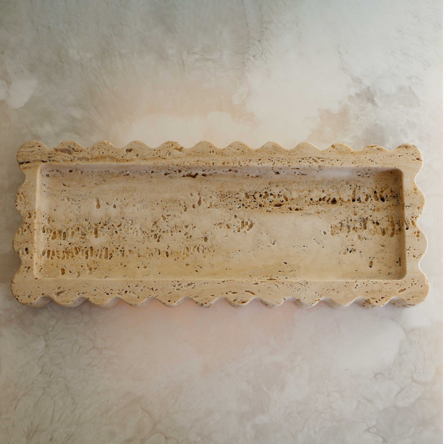 512 Tray in Travertine