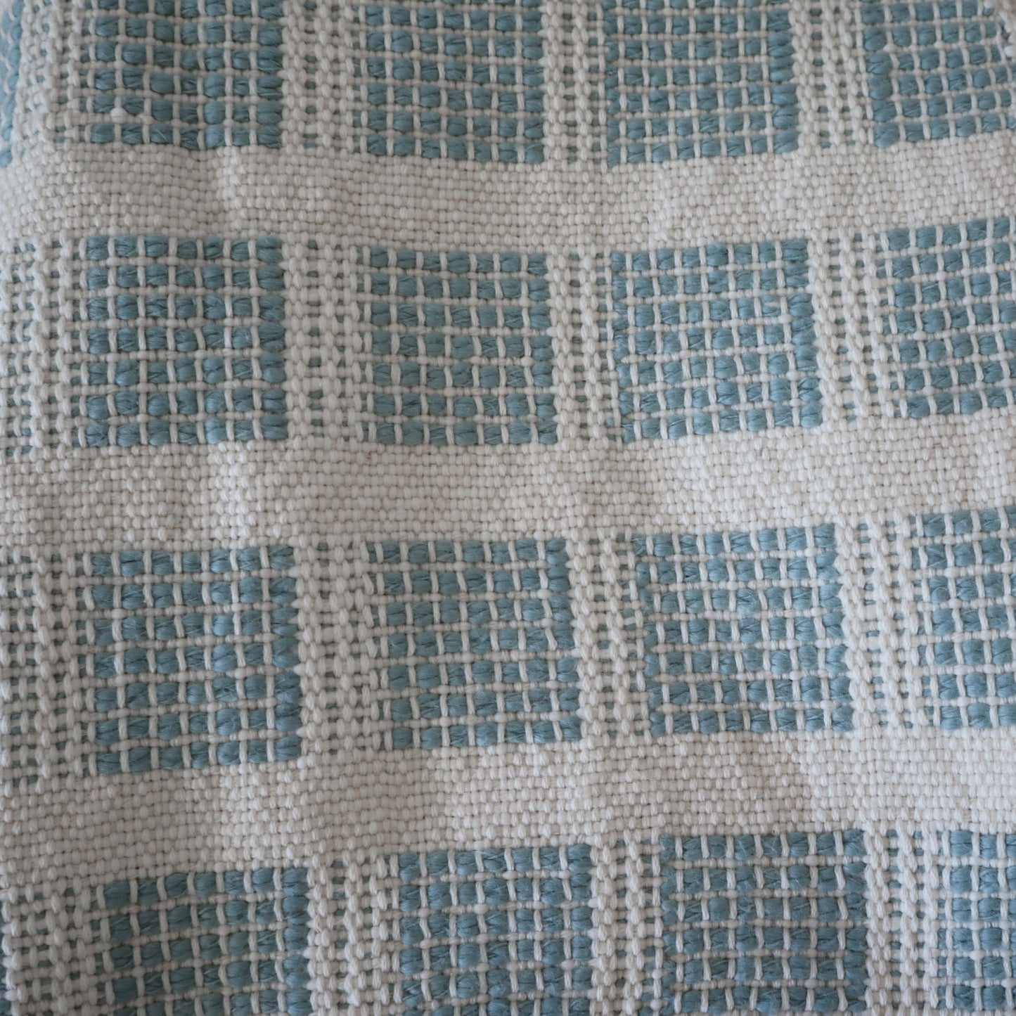 Baru Small Throw in Seaglass Blue