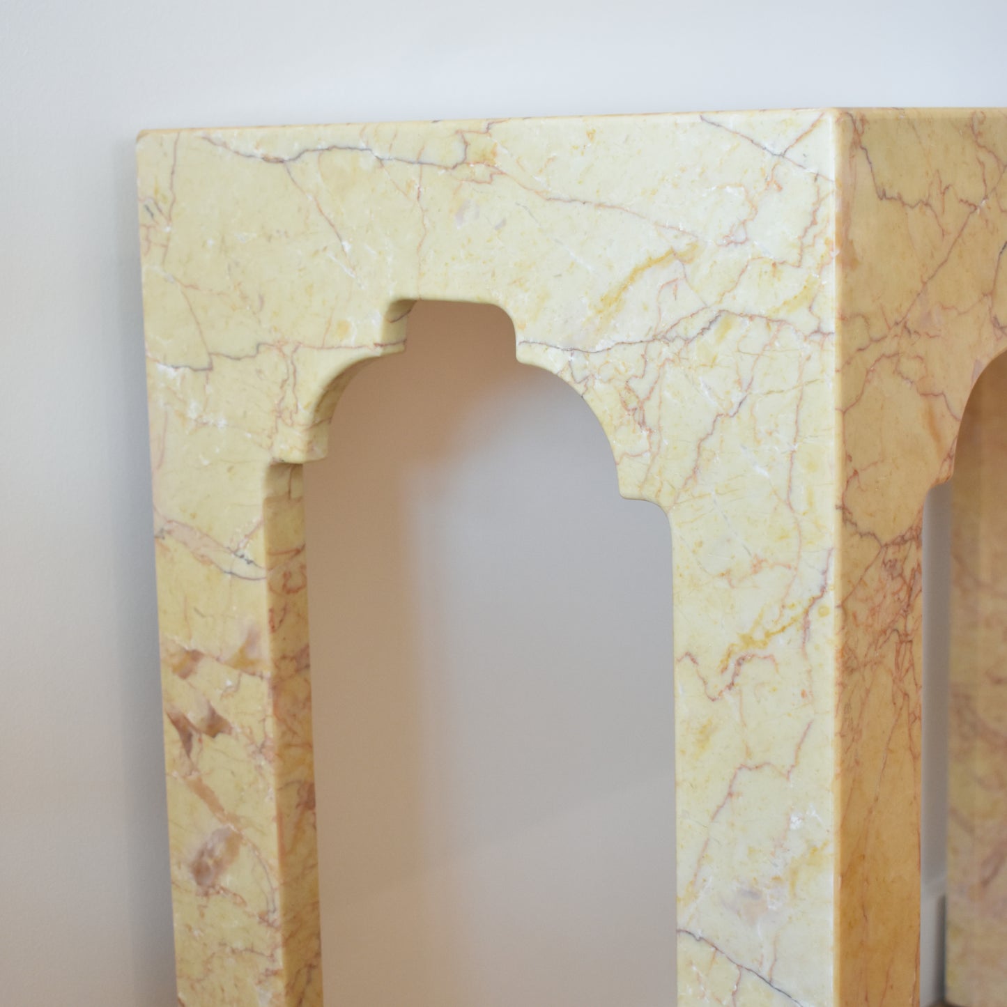 Crema Valencia Marble Console