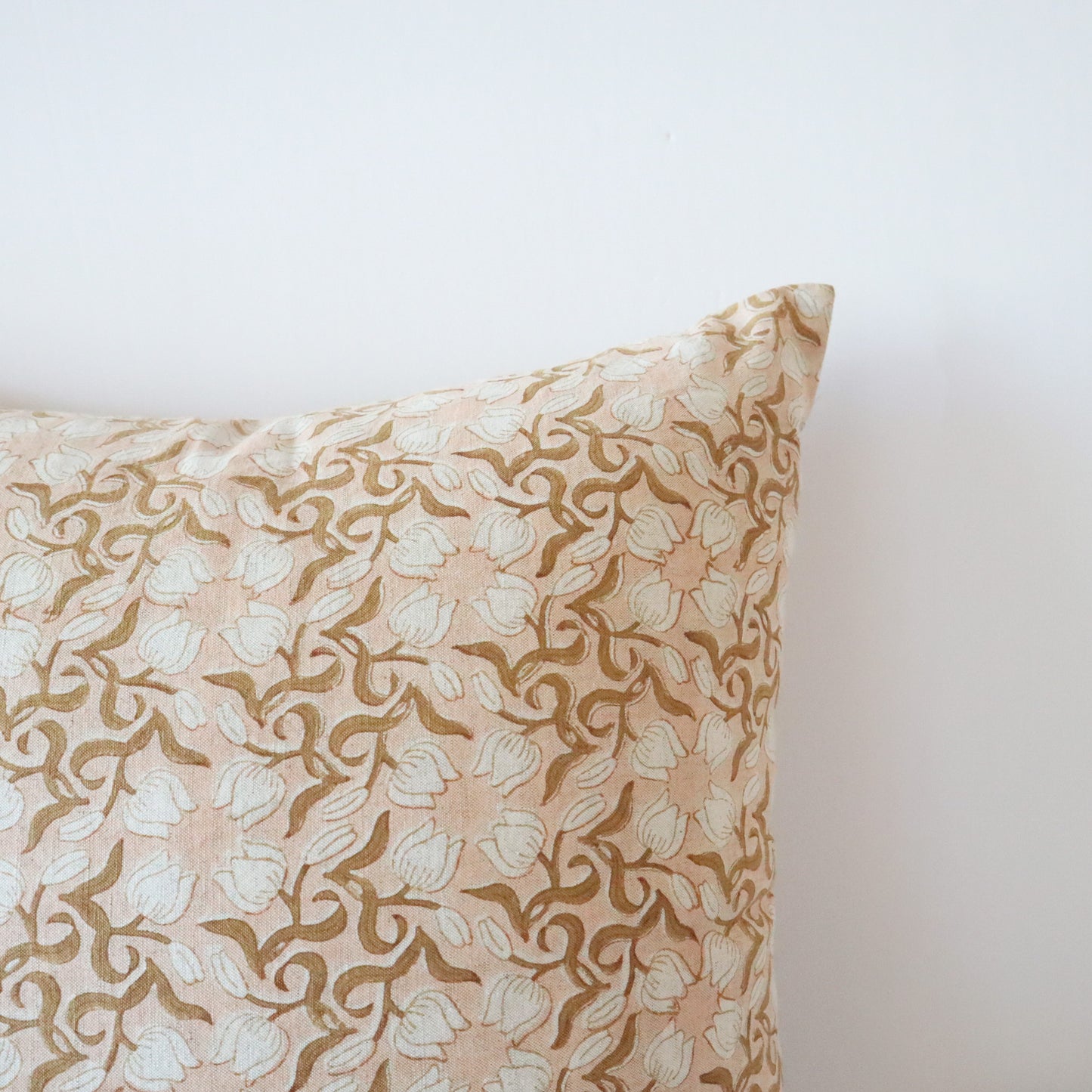 Khushi Pink Linen Pillow - 18"