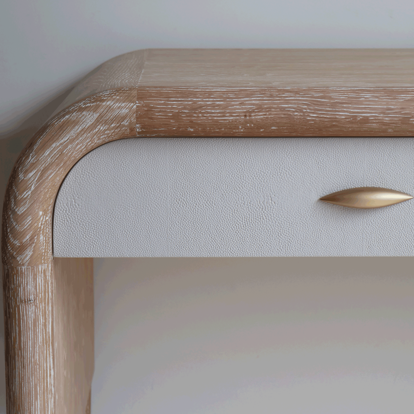 White Washed Oak Desk
