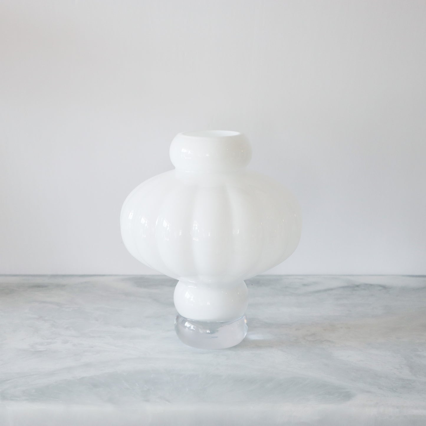 Opal White Balloon Vases