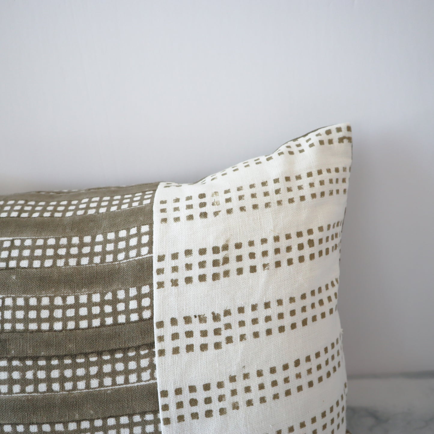 Nepsa Gray Band Pillow - 14"x20"