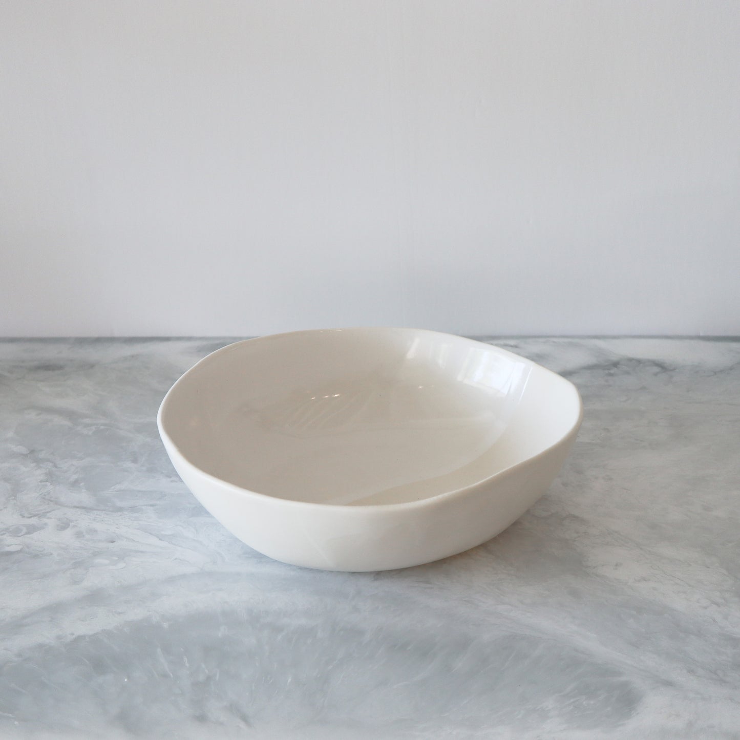 Nesting Bowls - Gloss White & Matte White Duo