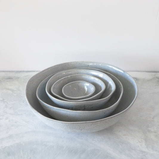 Nesting Bowls - Speckled Blue
