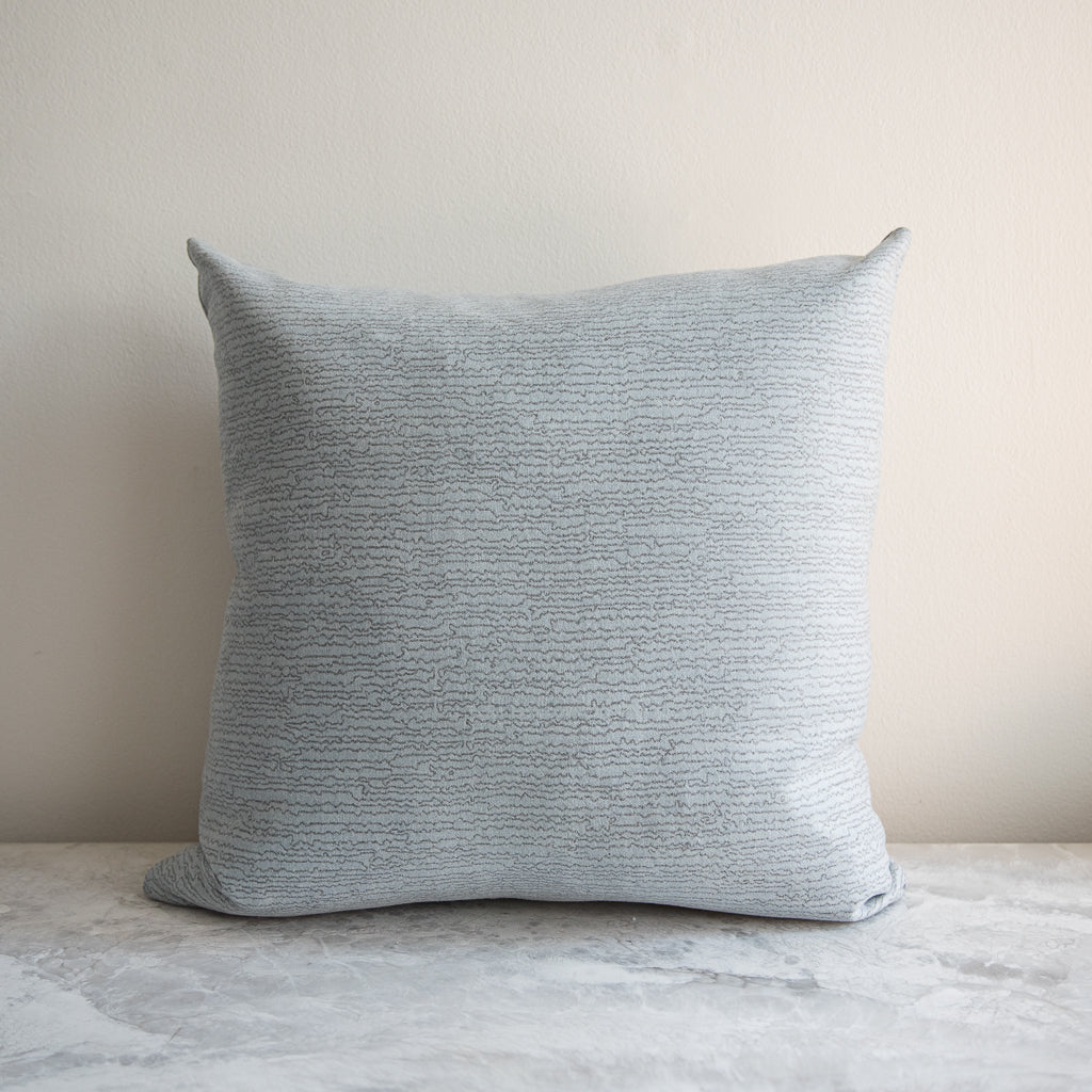 Lucerne Ice Blue Pillow - 22"