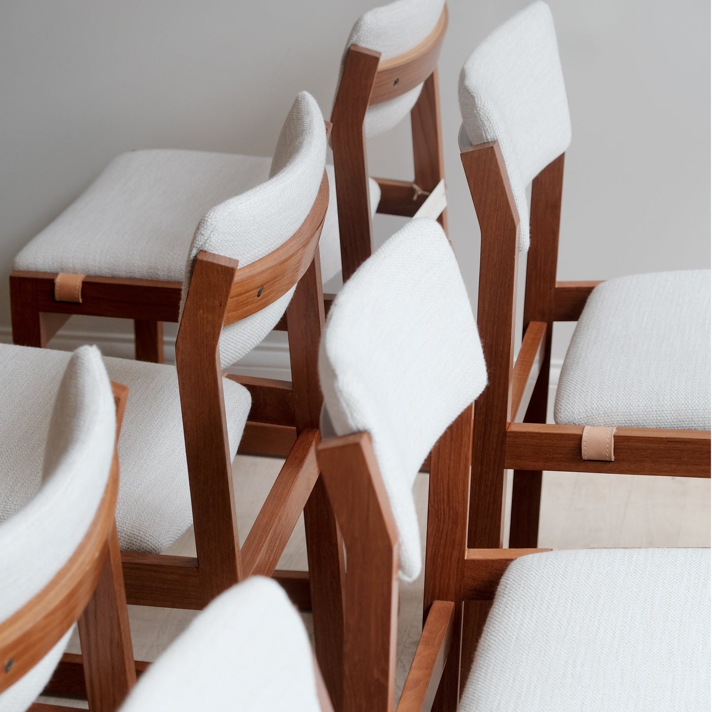 Set of 6 Danish Mid Century Dining Chairs