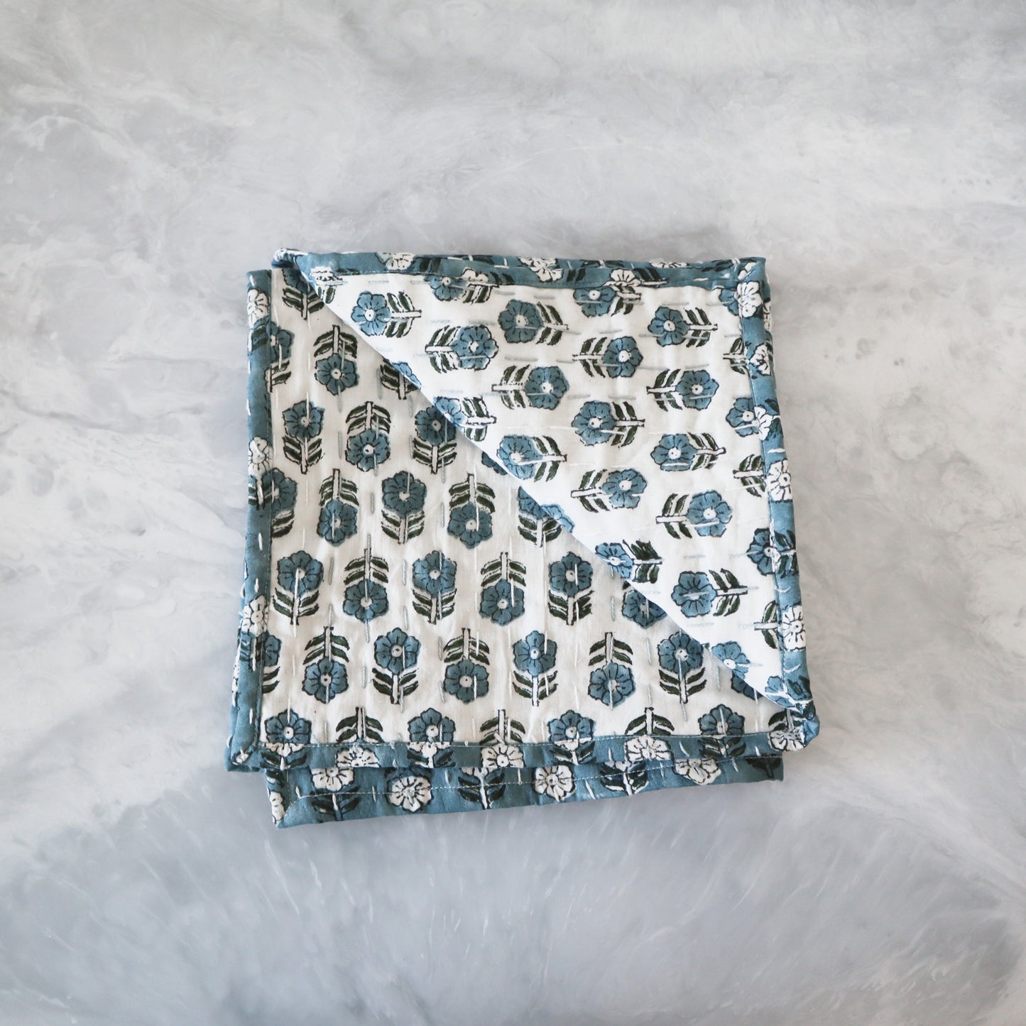 Tulsi Napkins in Teal