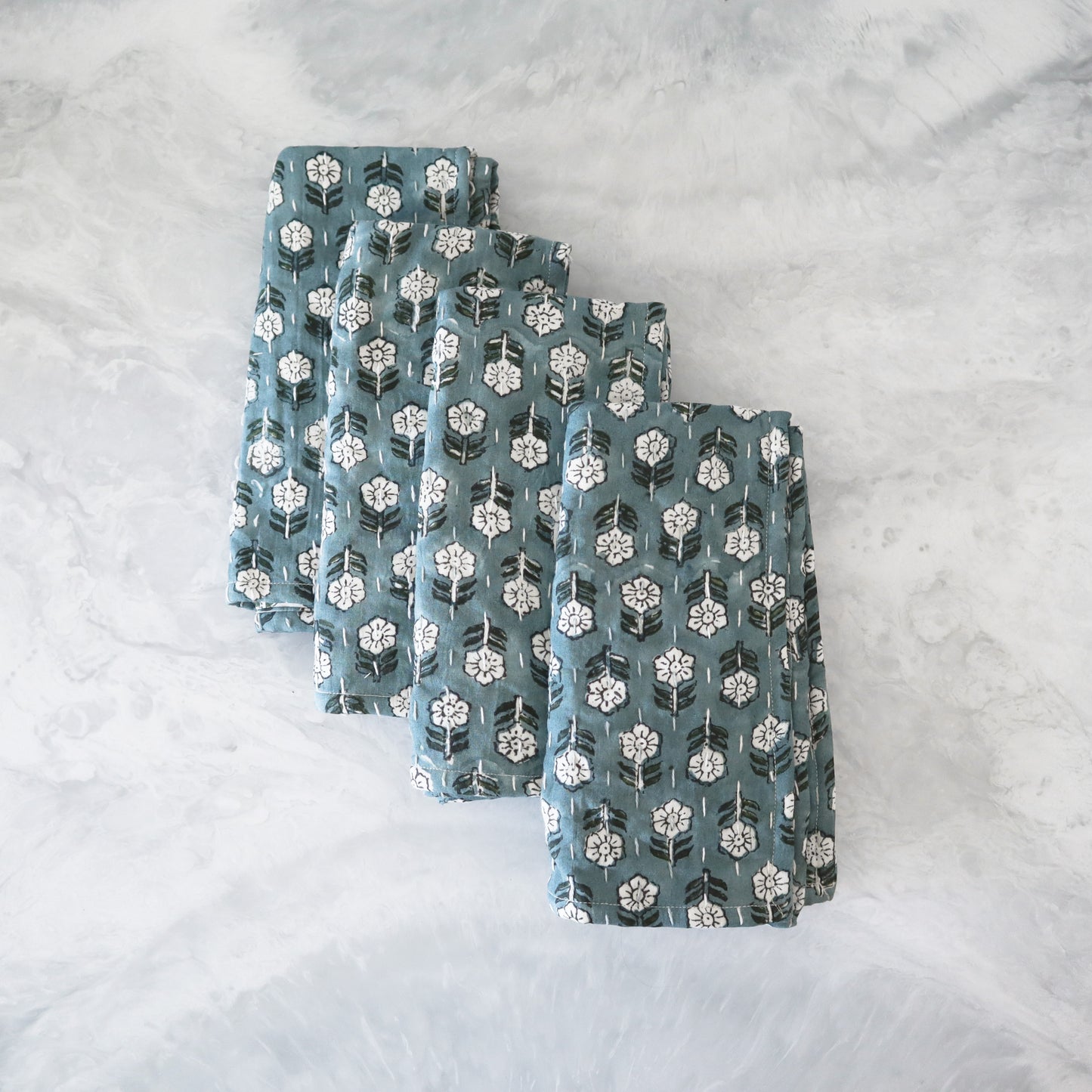 Tulsi Napkins in Teal