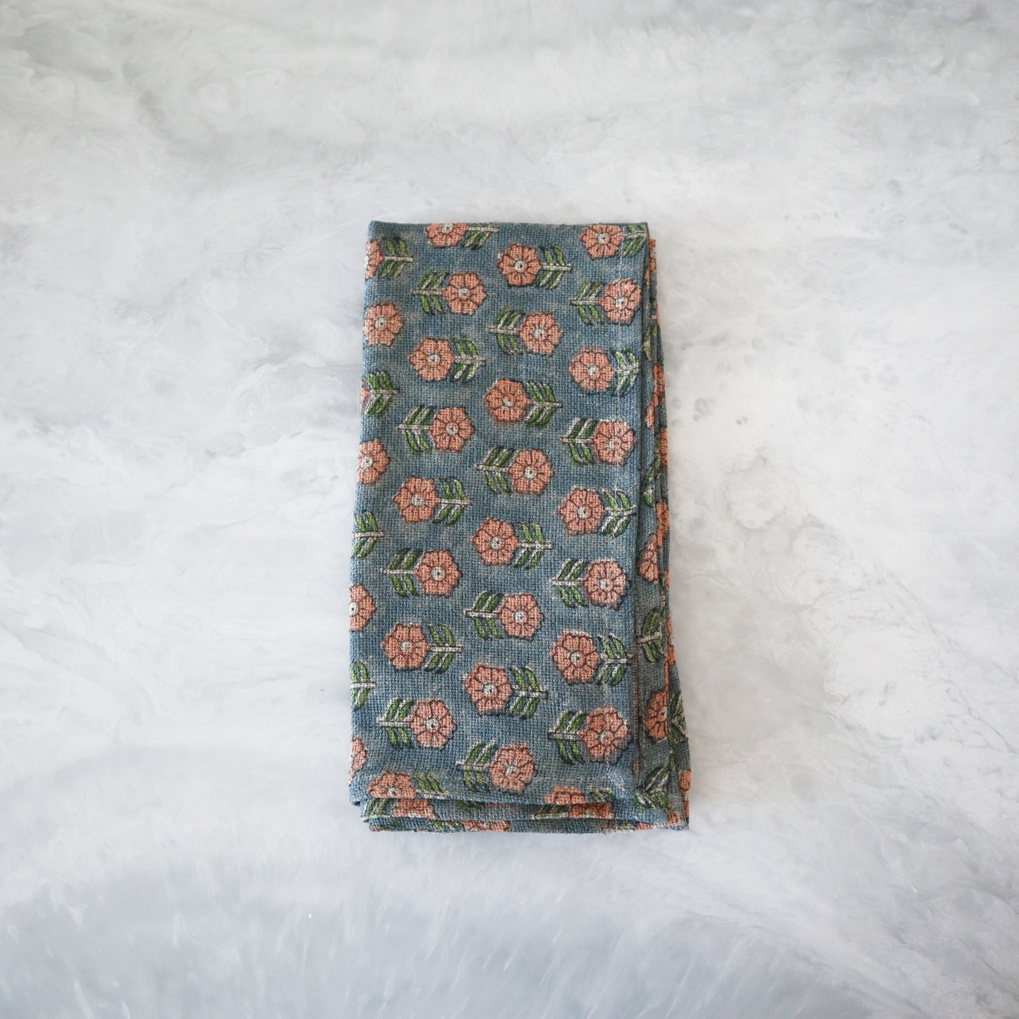 Tulsi Napkins in Coral