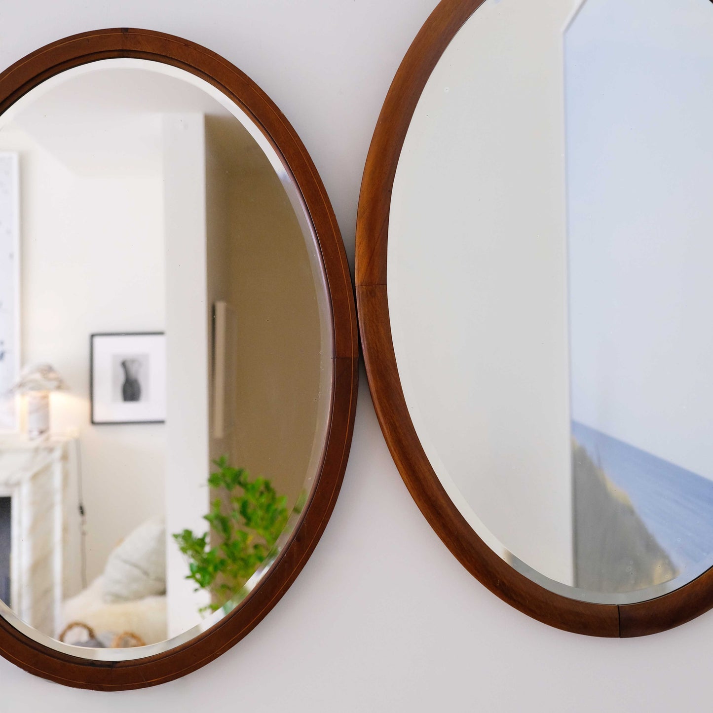 Oval Vintage Mirror