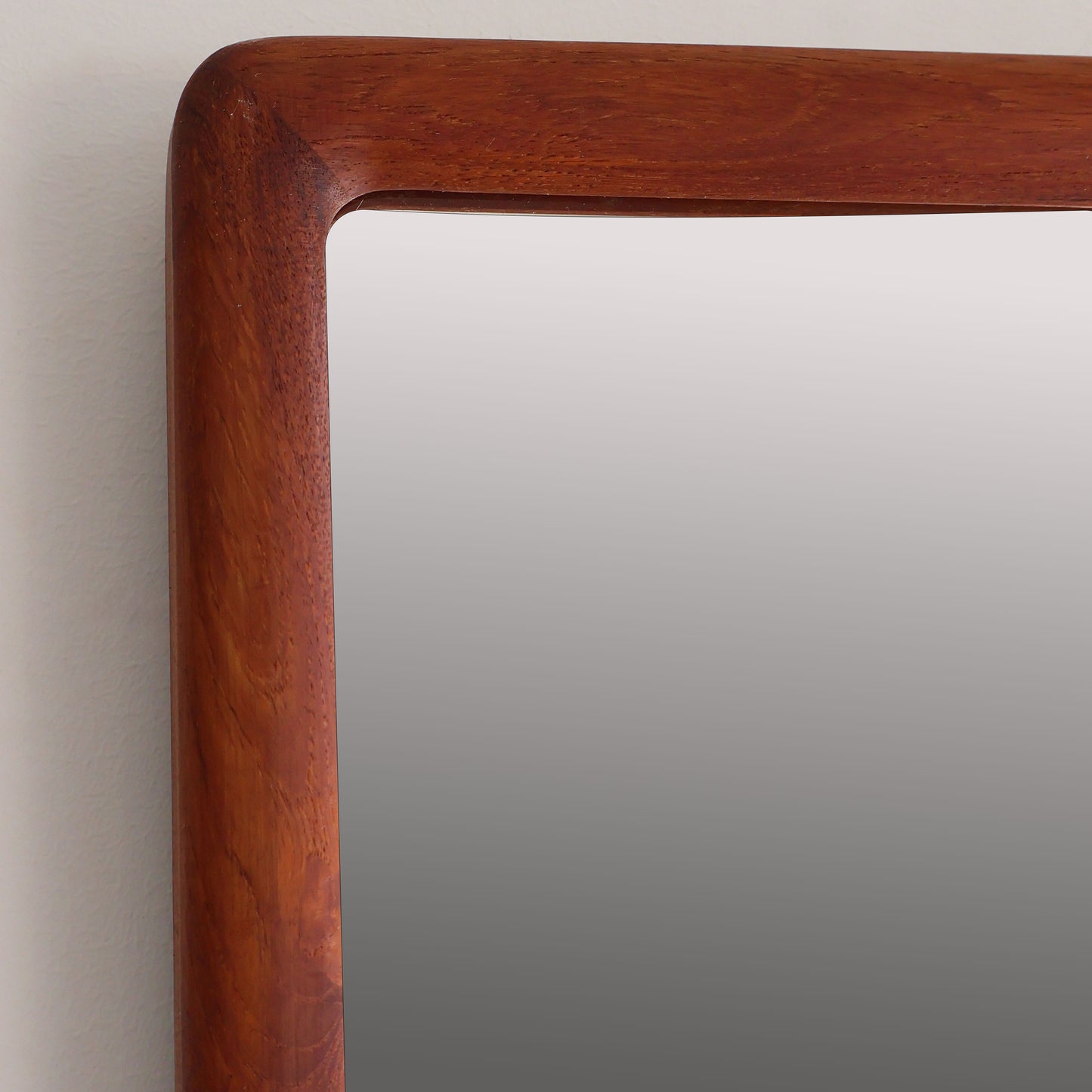 Mid Century Teak Frame Mirror