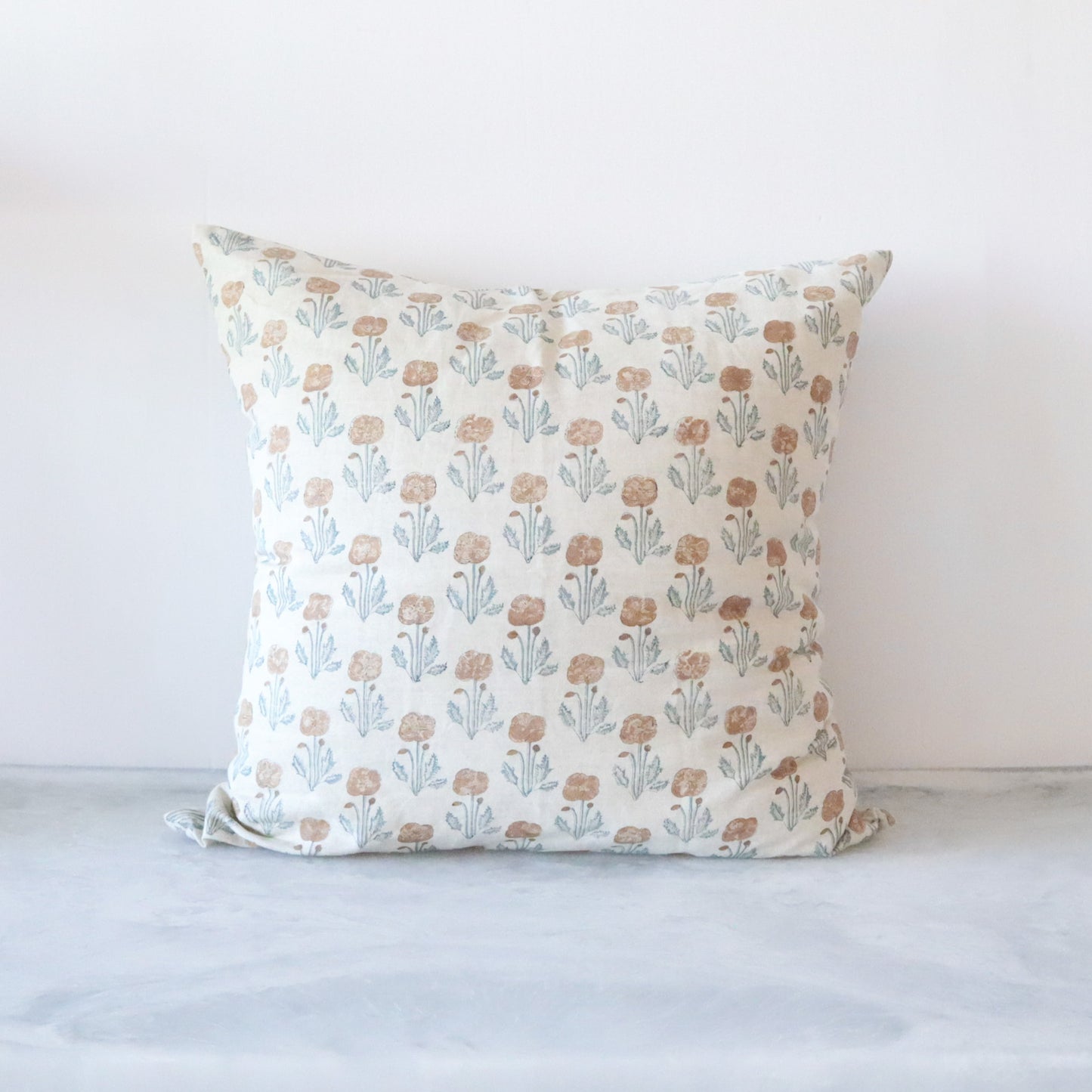 Zoya Brown Linen Pillow - 22"