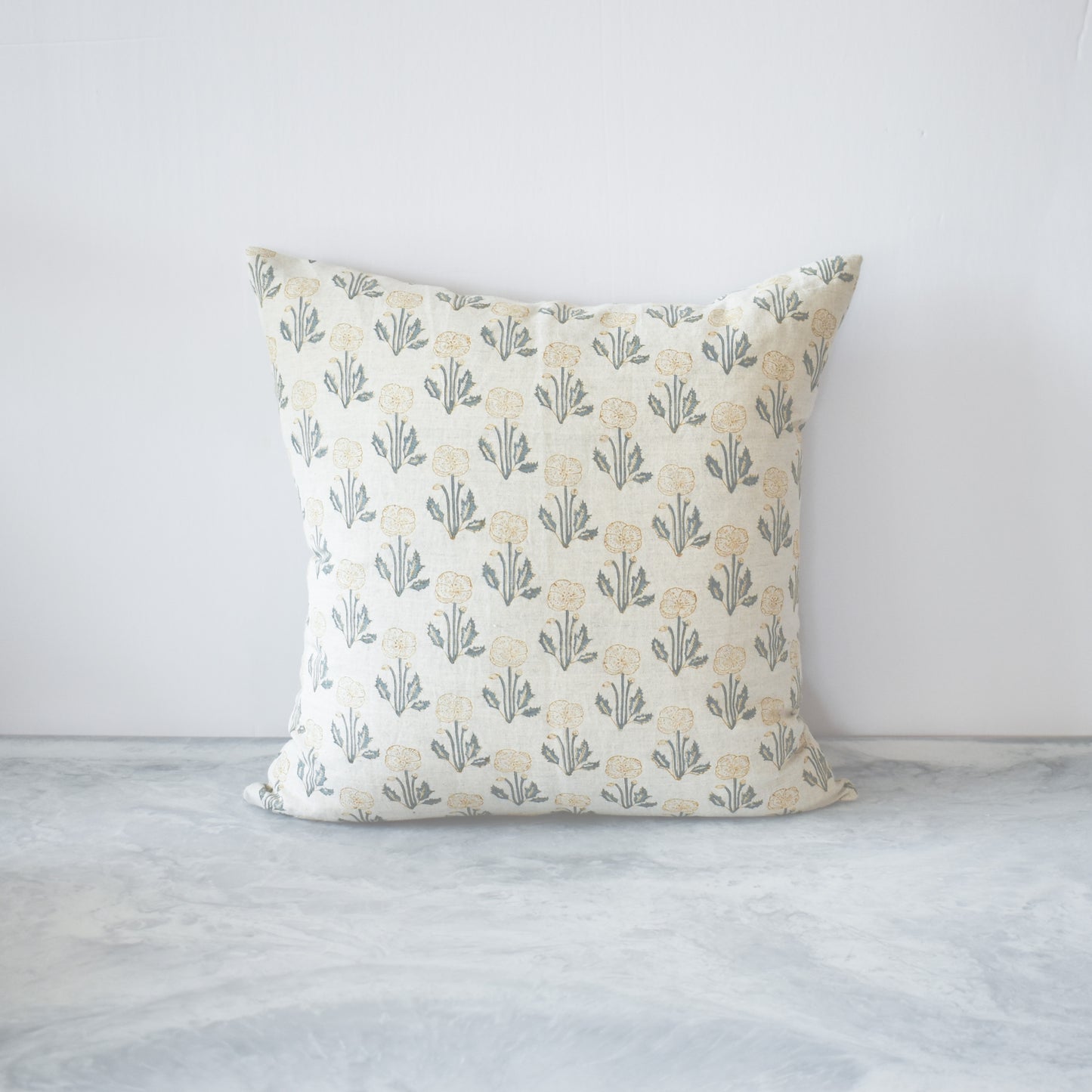Zoya Sage Green Linen Pillow - 18"