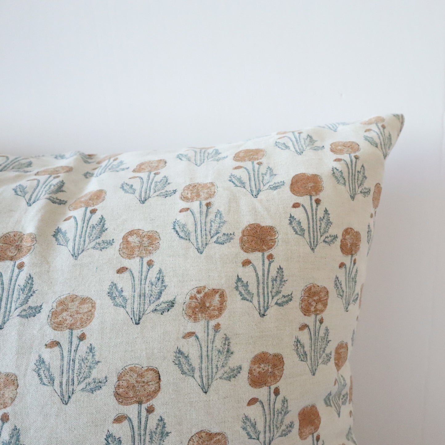 Zoya Brown Linen Pillow - 22"