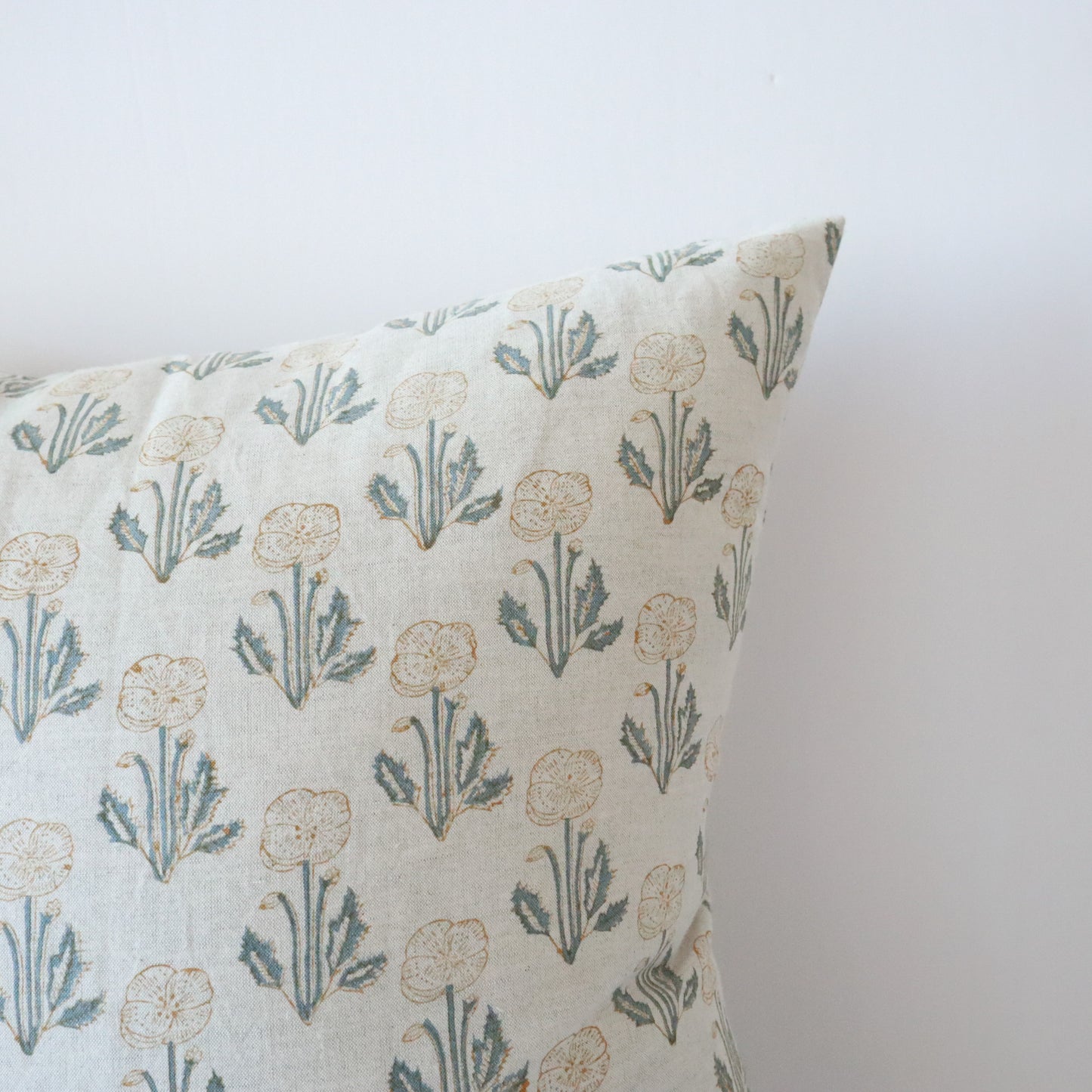 Zoya Sage Green Linen Pillow - 18"