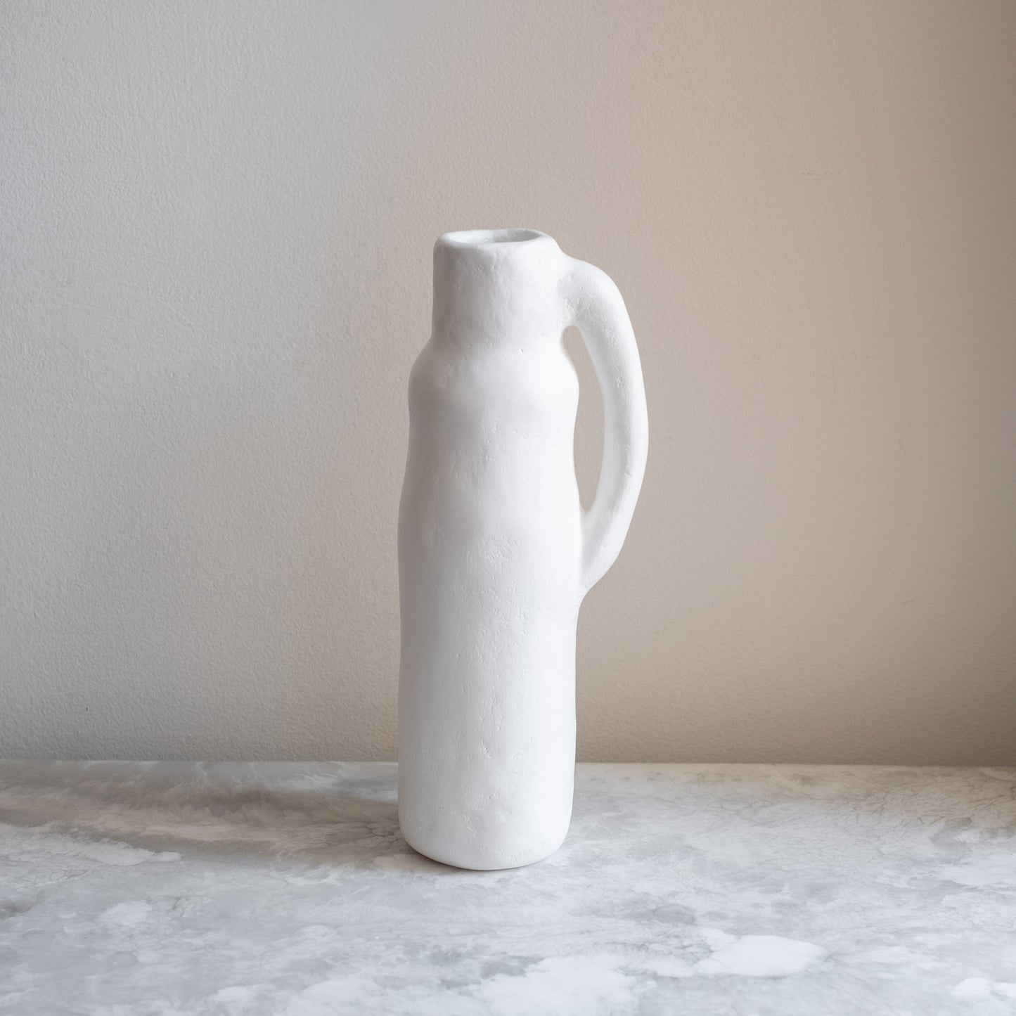 Tall Plaster Vessel