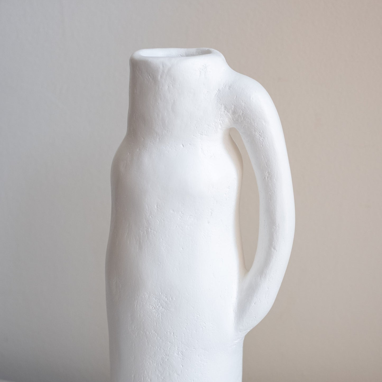 Tall Plaster Vessel