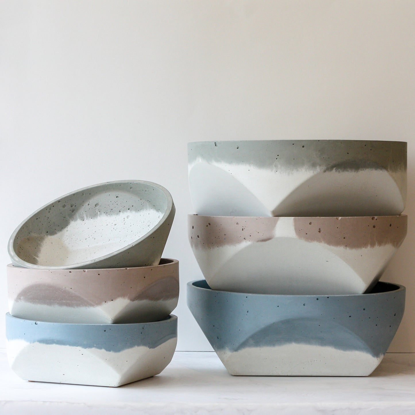 Cori x Anyon Bowls - olive, Desert and sky in small and large