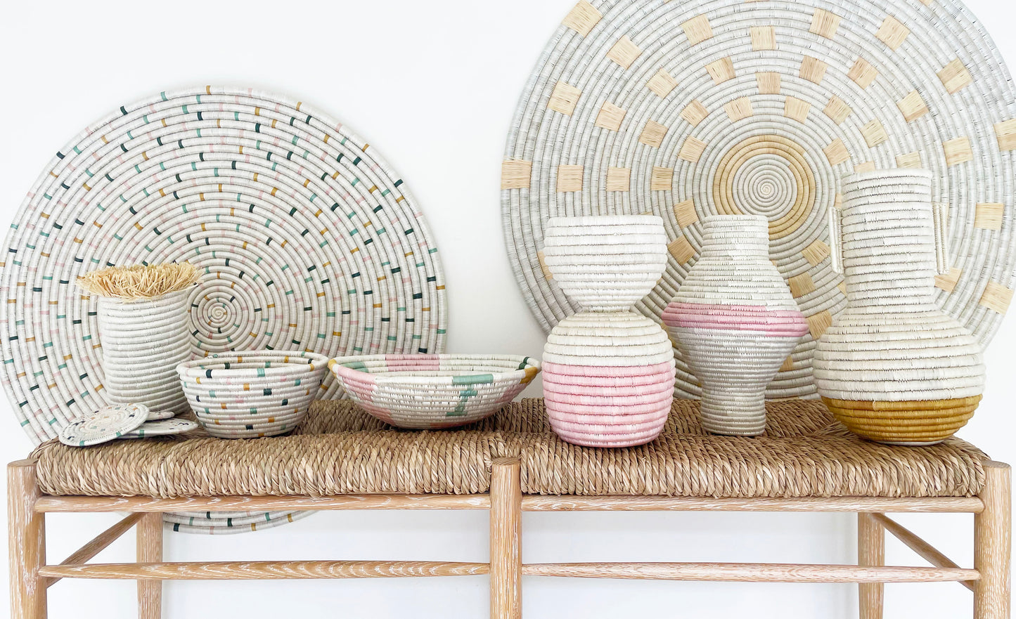 Anyon x Kazi - Sisal and Raffia Wall Hanging