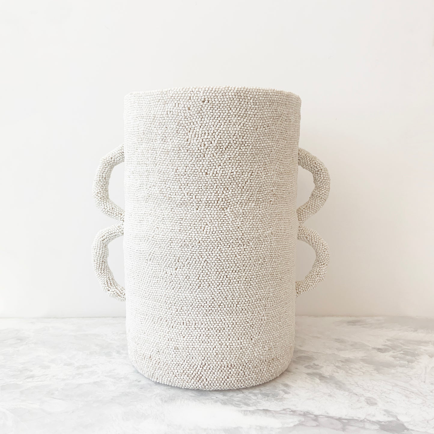Beaded Double Handle Vessel