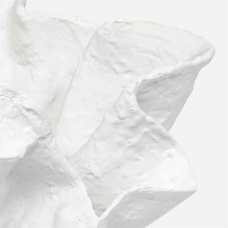 Large Celestine Ceramic Bowl in a white finish by Made Goods