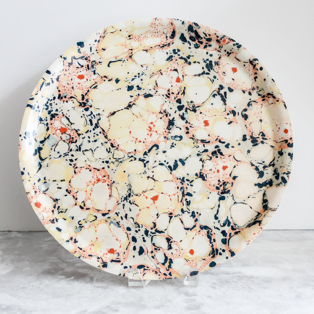 Floating Florals Birchwood Tray