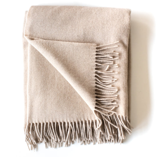 Cashmere Throw in Muslin
