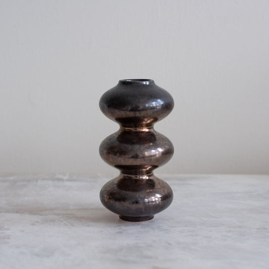 Mini Wave Form Vase - Bronze