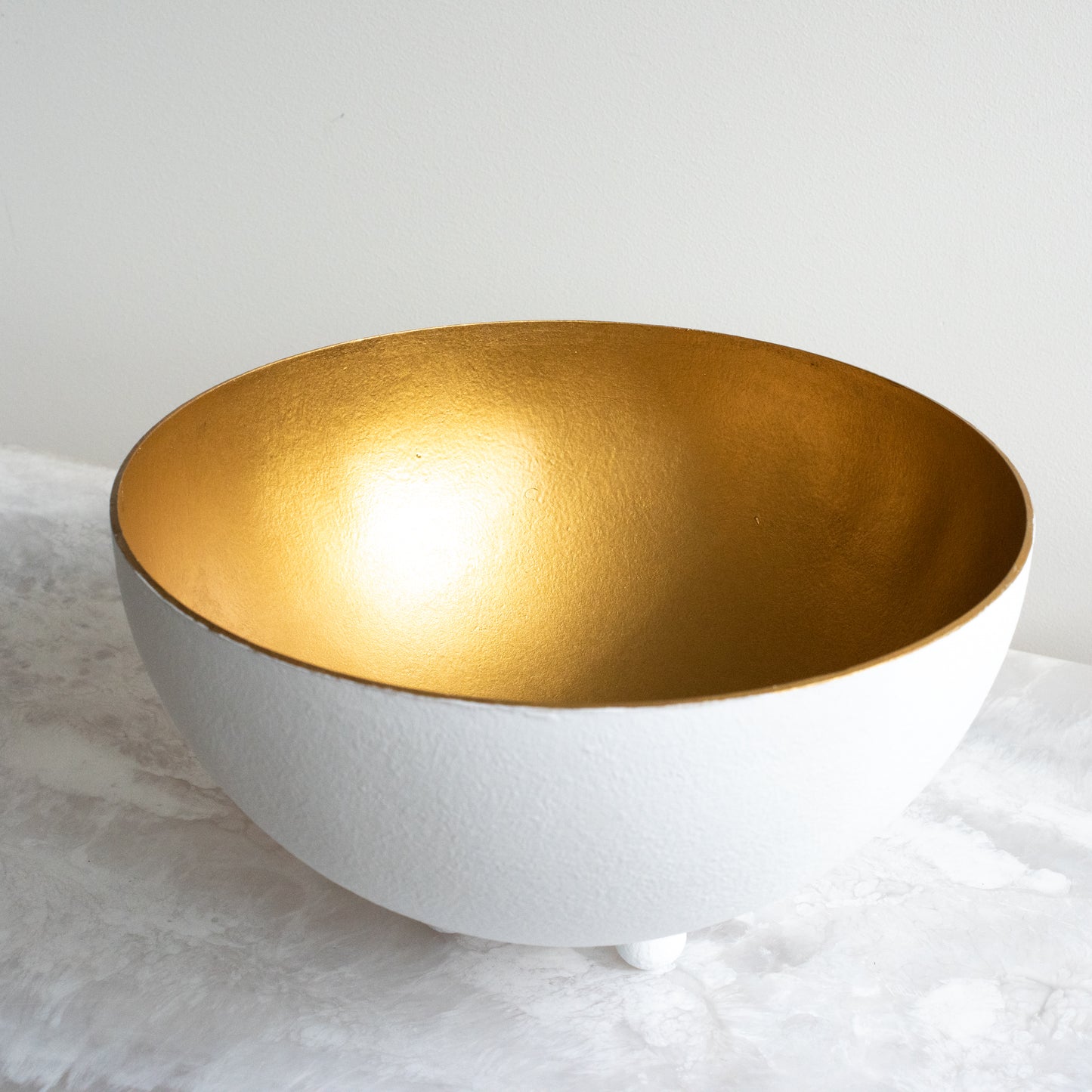 Hamish Bowl with Gold Interior- 12"