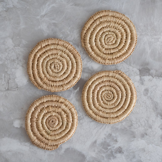 Stone Woven Coasters - Crochet