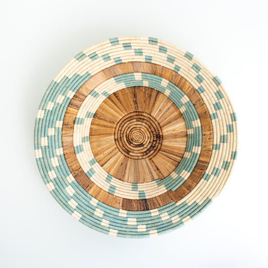 Town Square Woven Bowl in Patina - 31"