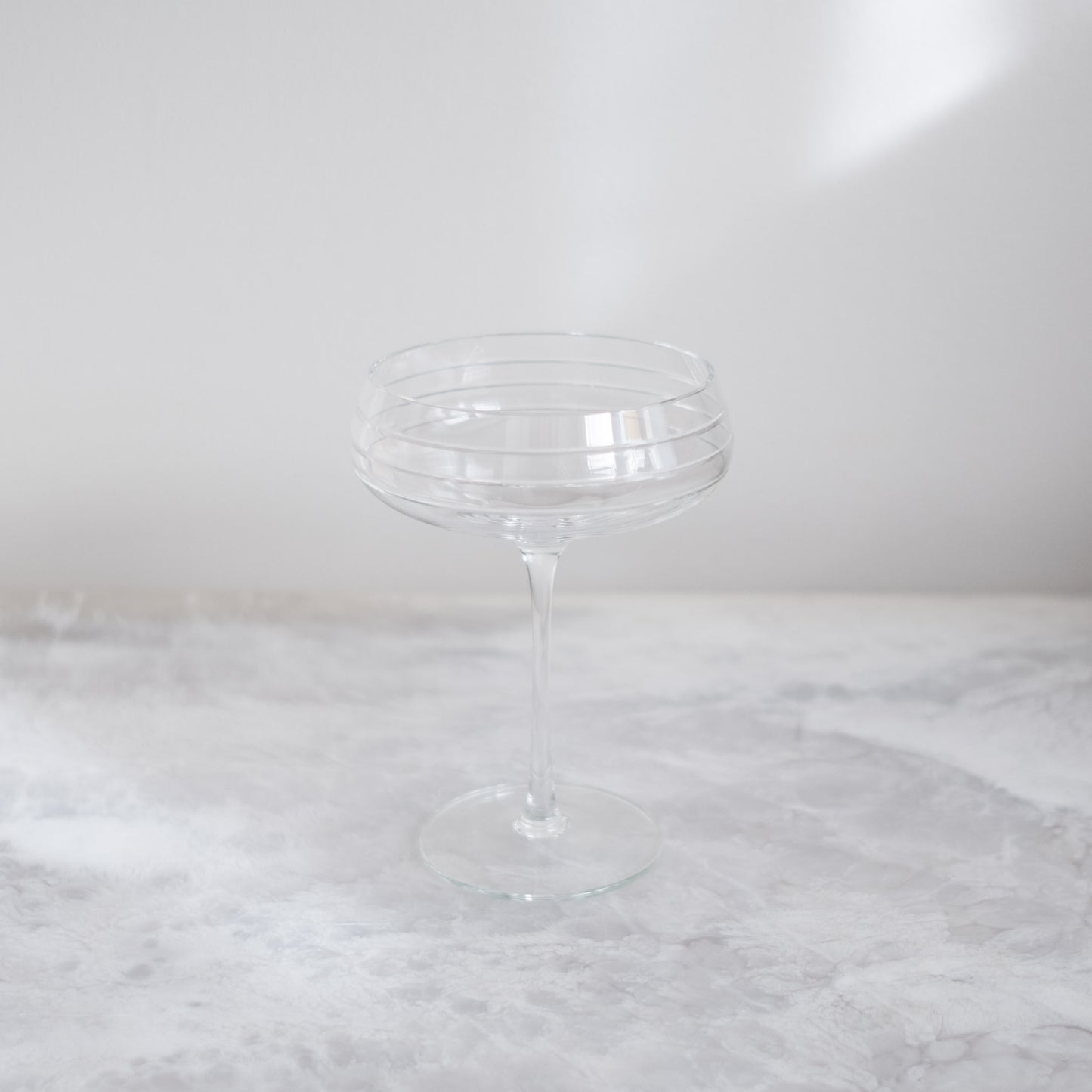 Triple Cut Champagne Coupe