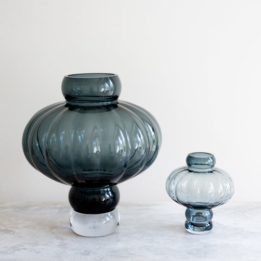 Blue Balloon Vases