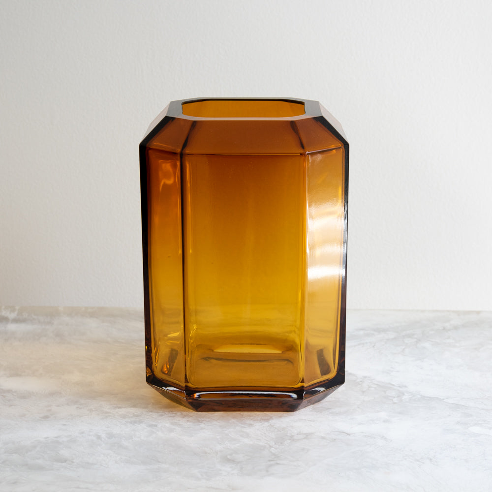 Amber Jewel Vases