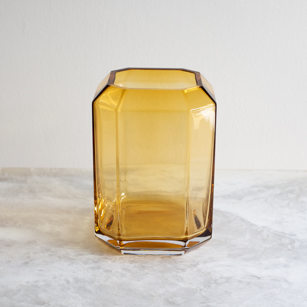 Amber Jewel Vases