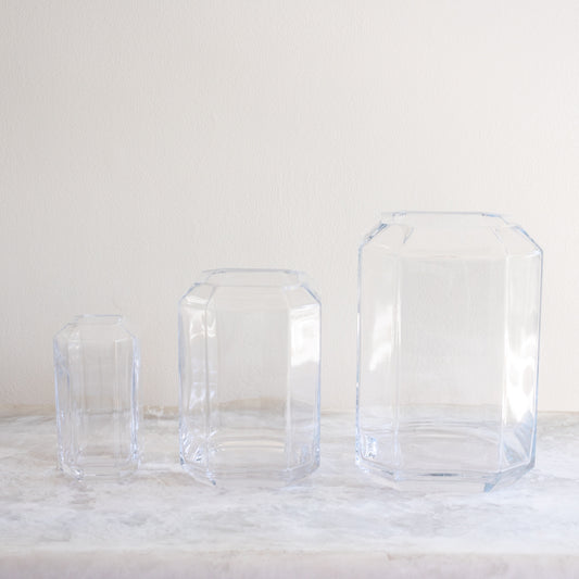 Clear Jewel Vases