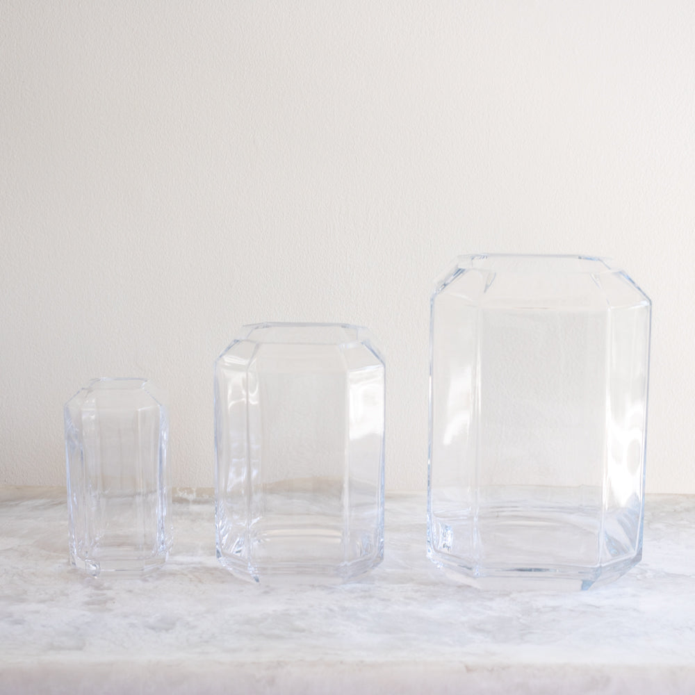 Clear Jewel Vases