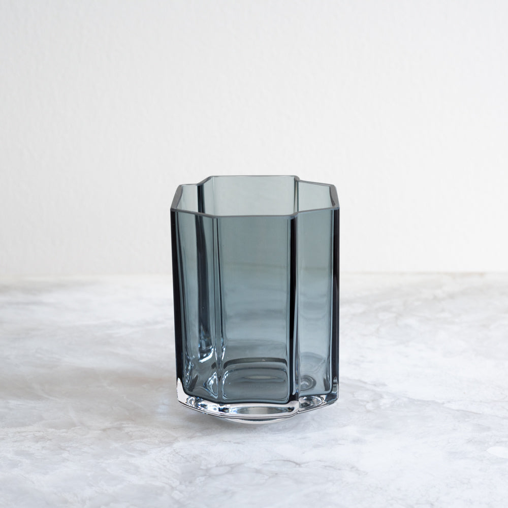 Small Funki Asymmetric Vase - Blue