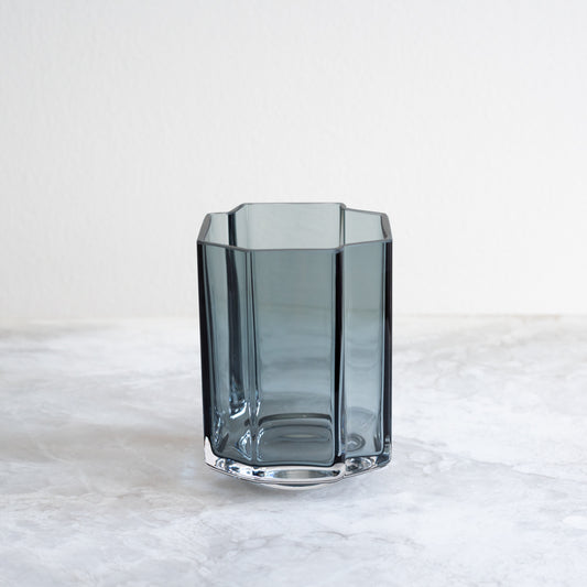 Small Funki Asymmetric Vase - Blue