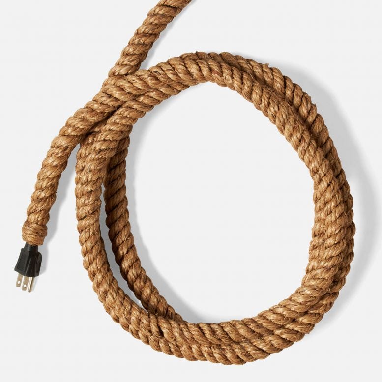 Abaca Rope Pendant