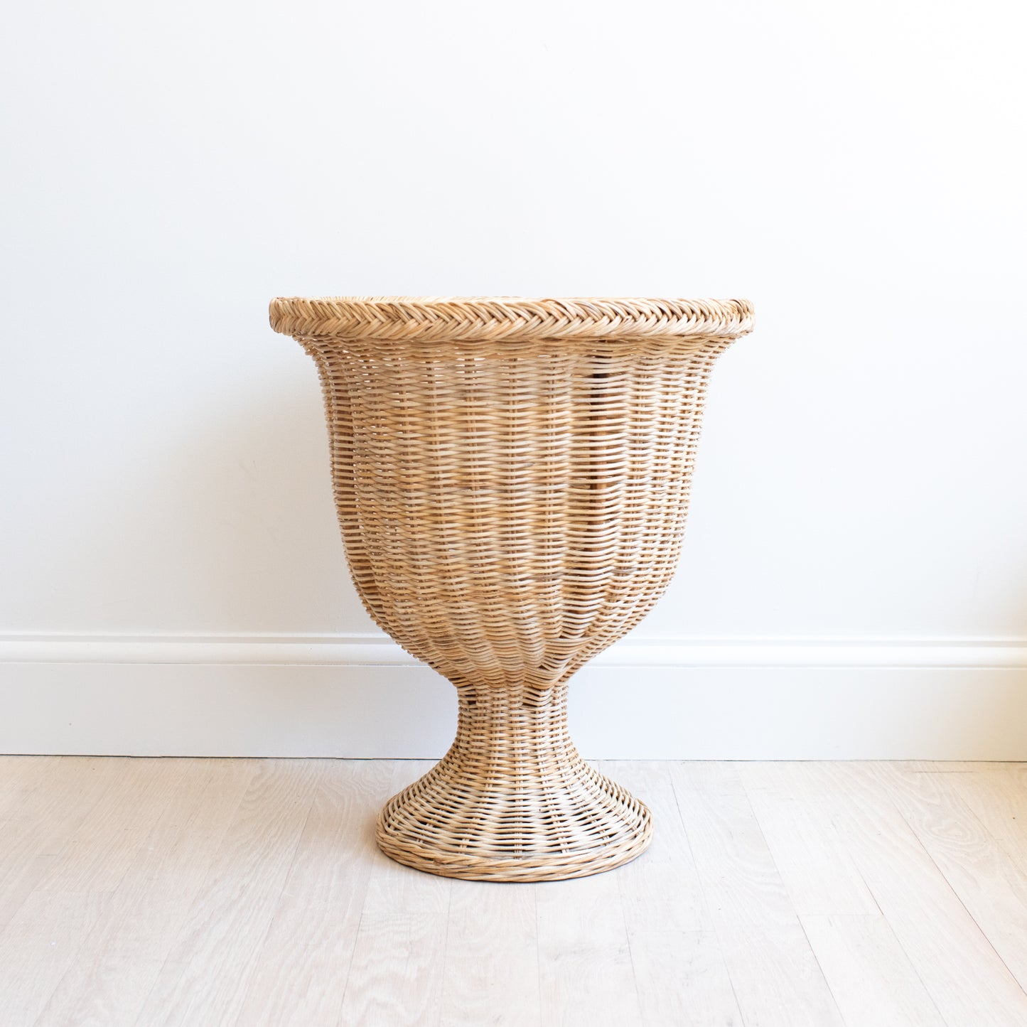 Braided Urn with Round Base