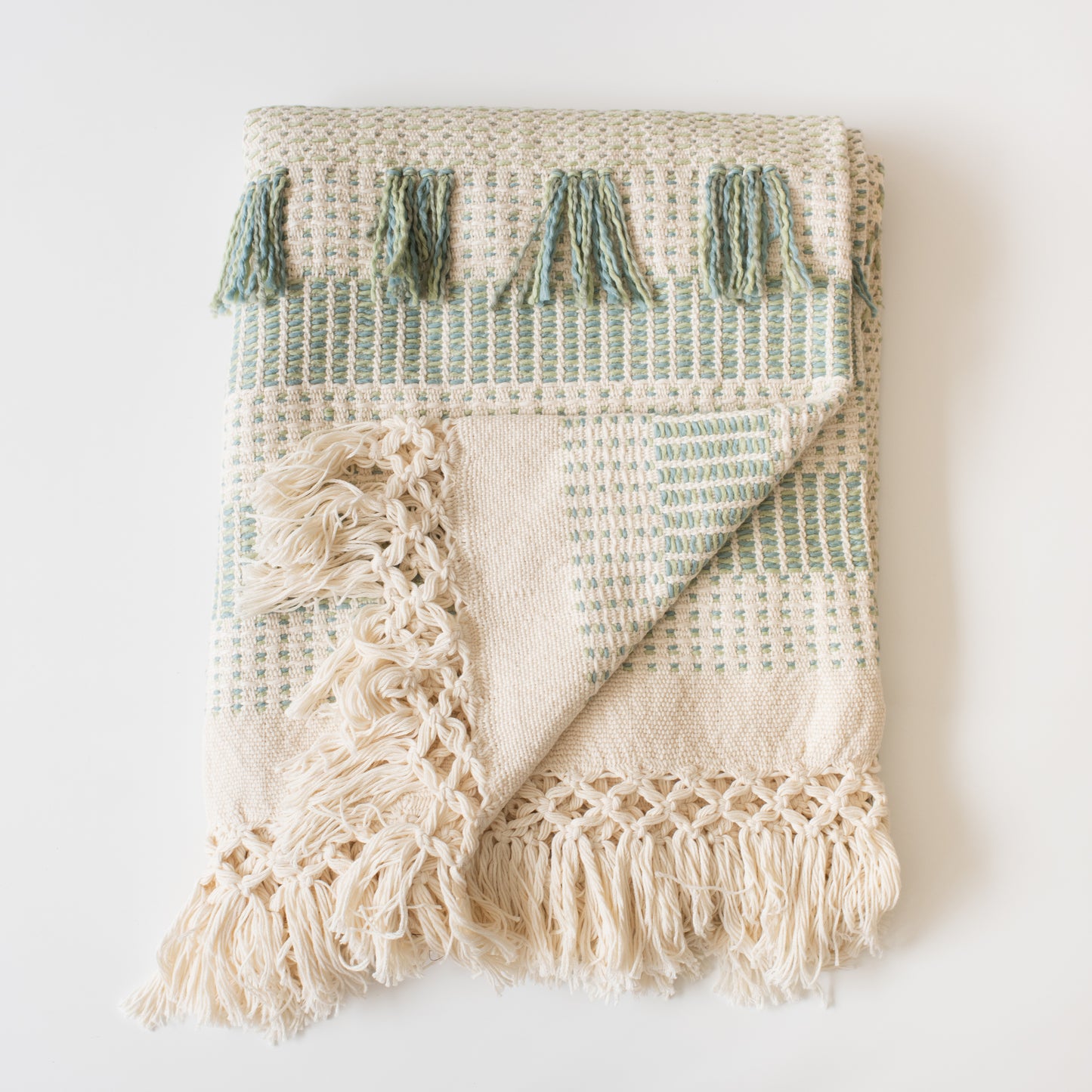 Feijoa Large Throw in Green