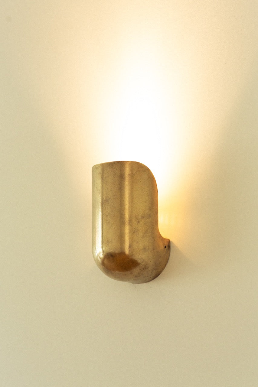 Elbow Wall Light - Brass