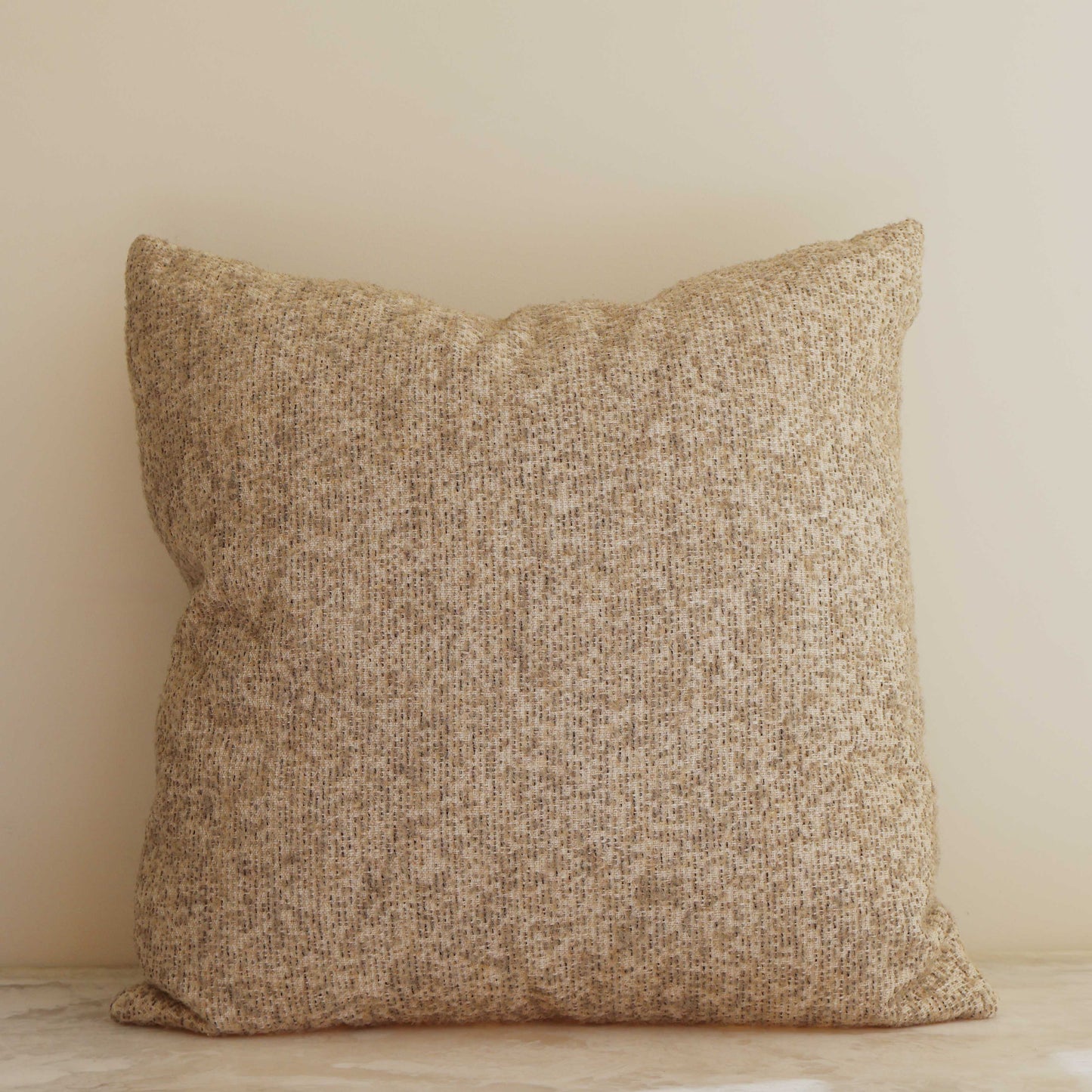 Distressed Taupe Pillow - 24"
