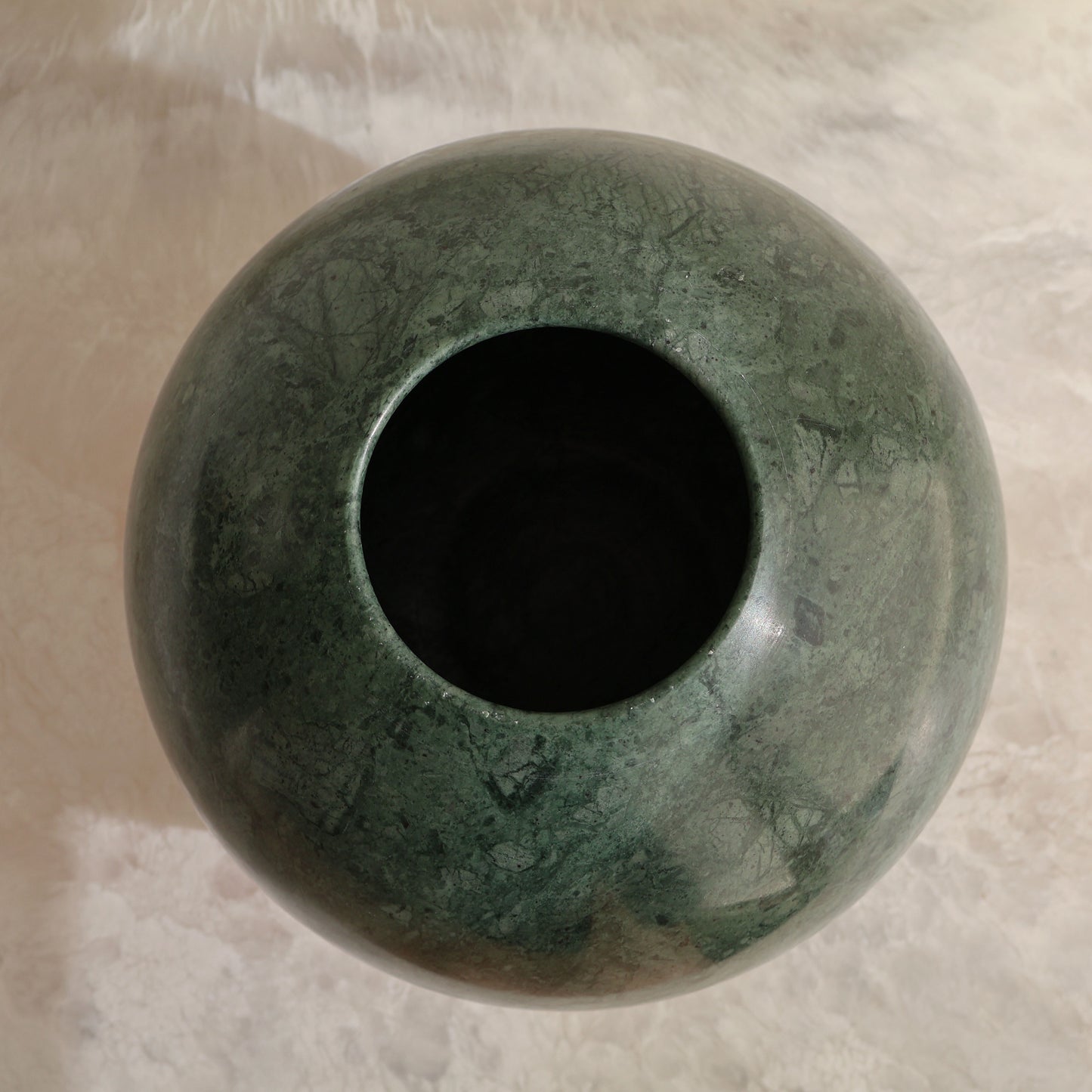 Globe Vase in Emerald