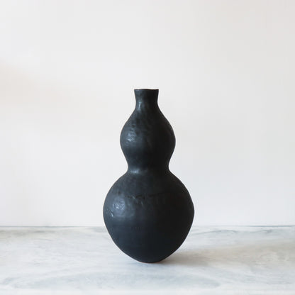 Coal Black Double Curve Bottle with Flair